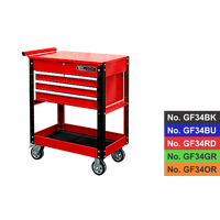 30" Heavy-Duty 4 Drawer Utility Cart -Red