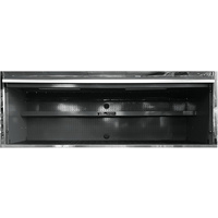 Tool Box Hutch Cabinet 76" Godfather Mega Series Black T&E Tools TE-GF7601BK