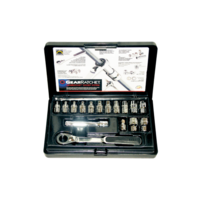 16 Piece 13mm Hollow Drive Metric Gear-Ratchet Socket Set T&E Tools GR13100