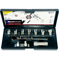 M20 Hollow Drive SAE Gear Ratchet Socket 11 Piece Set T&E Tools GR20200