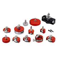 Brake Pressure Bleeder Adaptor Set 12 Piece Automotive T&E Tools TE-GT1040