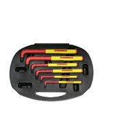 6 Piece VDE Long Hex Key Wrench Set T&E Tools HK06B