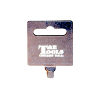 Plastic Hang Tag 1/4" Drive T&E Tools HT08