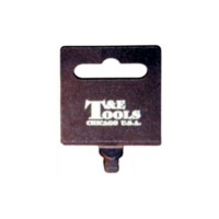 Plastic Hang Tag 3/8" Drive T&E Tools HT12