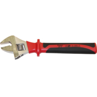 VDE Insulated 10" Adjustable Wrench shifter spanner T&E Tools IS10210