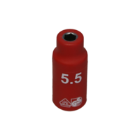 6 Point VDE Insulated Socket (5.5mm) T&E Tools IS20042
