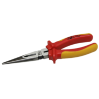 VDE Insulated 8" Long Nose Pliers T&E Tools IS2023