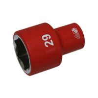 29mm x 1/2"Dr. 6Pt VDE Insulated Socket T&E Tools IS26295