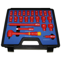 Metric VDE Insulated Socket Set 24 Piece T&E Tools IS424