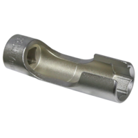 Flare Nut Socket 17mm x 3/8"Drive 6 Point 78mm Long T&E Tools J4290-5