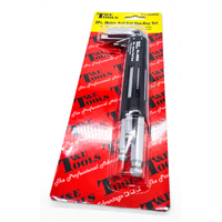 Hex-Key Long Arm Metric Ball End 8 Piece Set T&E Tools J6809