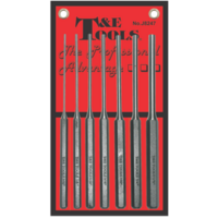 Long Pin Punch 7 Piece Set (In Vinyl Pouch) T&E Tools J8247