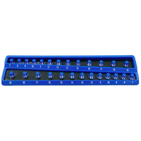 Twist-Lock Socket Tray 3/8" Drive Metric  7-19mm T&E Tools TE-M2254