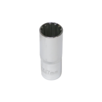 17mm x 3/8" Drive Deep Multi-Lock Socket T&E Tools M5317L