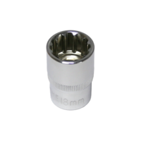 18mm x 1/2" Drive Multi-Lock Socket T&E Tools M5418