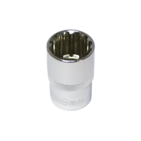 19mm x 1/2" Drive Multi-Lock Socket T&E Tools M5419