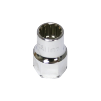 11mm x  19mm Drive Hole Thru  Multi Lock Socket T&E Tools M5511