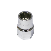 12mm x  19mm Drive Hole Thru  Multi Lock Socket T&E Tools M5512