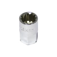 14mm x  19mm Drive Hole Thru  Multi Lock Socket T&E Tools M5514