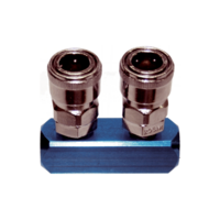 2 Way Air Coupler T&E Tools MK1312A