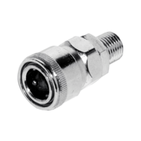 Female-Half Quick Release Coupling With 1/4" NPT Male Thread T&E Tools NBM08