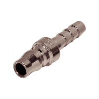 Male-Half Quick Release Coupling With 5/16" Hose Tail Barb T&E Tools NPT08