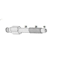 M10 x 1.25mm x 83mm Diesel Glow Plug Adaptor T&E Tools OT002