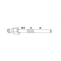 M8 x 1.00mm x 90.5mm Diesel Glow Plug Adaptor T&E Tools OT008