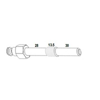 M10 x 1.00mm x 71.5mm Glow plug Diesel Comp. Adaptor T&E Tools OT034