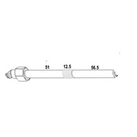 M10 x 1.00mm x 120mm Glow plug Diesel Comp. Adaptor T&E Tools OT040