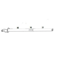 M10 x 1.25mm x 178mm Glow plug Diesel Comp. Adaptor T&E Tools OT043