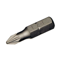 #1 Pozidriv x 1/4" Hex Insert Bit T&E Tools P1201