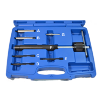 7 Piece Diesel Glow Plug Puller Set T&E Tools PT705