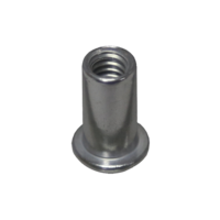 20Pcs 1/4"x 20 tpi  Aluminium Threaded Insert Rivet Nut (RA) T&E Tools RA1420-080