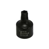 T30 x 1/4"Drive Stubby Tamper Torx-r Impact Socket T&E Tools S15530