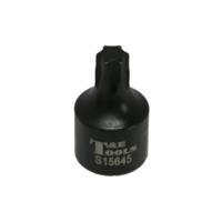 T45 x 3/8" Drive Stubby Tamper Torx-r Impact Socket T&E Tools S15645