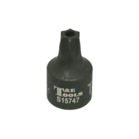 T47 x 3/8" Drive Stubby Tamper Torx-r Impact Socket T&E Tools S15747