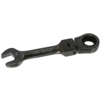 10mm 12Pt. Stubby Flex-Head Ratchet Wrench T&E Tools S59010