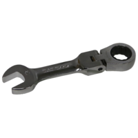 12mm 12Pt. Stubby Flex-Head Ratchet Wrench T&E Tools S59012