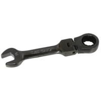 16mm 12Pt. Stubby Flex-Head Ratchet Wrench T&E Tools S59016