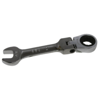 3/8" 12Pt. Stubby Flex-Head Ratchet Wrench T&E Tools S59112