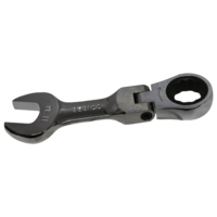 11/16" 12Pt. Stubby Flex-Head Ratchet Wrench T&E Tools S59122