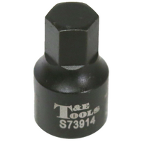 7/16" x 3/8" Drive Stubby In-Hex SAE Impact Socket T&E Tools S73914