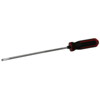 5 x 200mm Tang Thru Slotted S2 Steel Screwdriver T&E Tools S75200