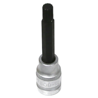 M9 12Point Double Hex  x 1/2"Drive Socket 100mm Long T&E Tools S7609-12