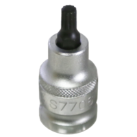 M6 Spline x 1/2"Drive Socket 55mm Long T&E Tools S7706
