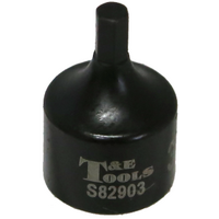 3mm x 1/4"Drive Stubby In-Hex Metric Impact Socket T&E Tools S82903