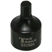 4mm x 1/4"Drive Stubby In-Hex Metric Impact Socket T&E Tools S82904