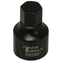 7mm x 1/4"Drive Stubby In-Hex Metric Impact Socket T&E Tools S82907
