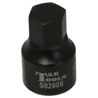 8mm x 1/4"Drive Stubby In-Hex Metric Impact Socket T&E Tools S82908